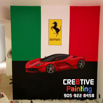 Ferrari Mural
