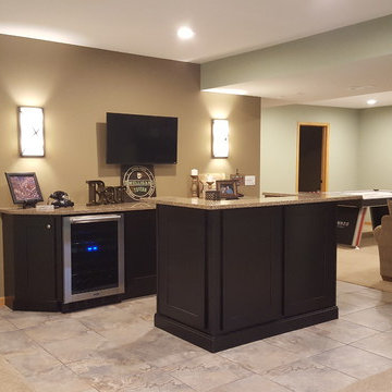 Finished Basement Creates Family Fun Space
