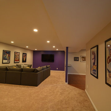 Finished Basement in Ellicott City, MD. May 2016