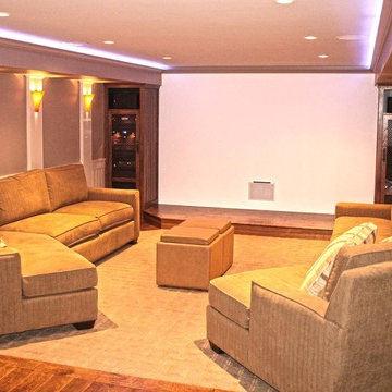 Finished Basement, Movie Theater and Bar