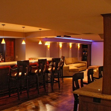 Finished Basement, Movie Theater and Bar