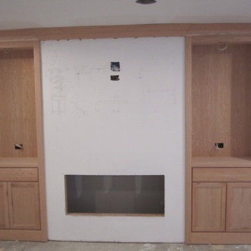 Fireplace surrounds and built-in units