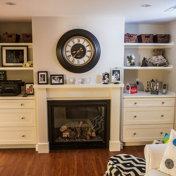 Fireplace W/Cabinets