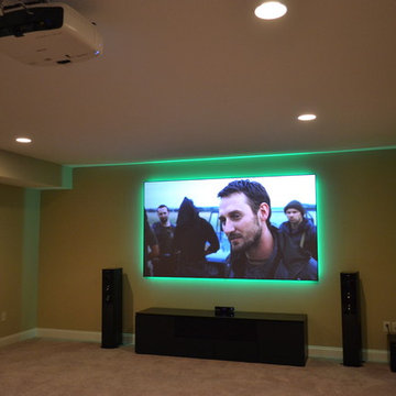 Fishers, IN - Basement Media Room