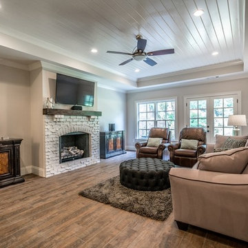 French Transitional Basement Finish