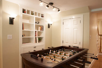 Example of a classic basement design in Boston