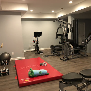 Gym Area in Finished Basement