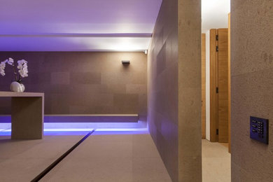 Design ideas for a contemporary basement in London.