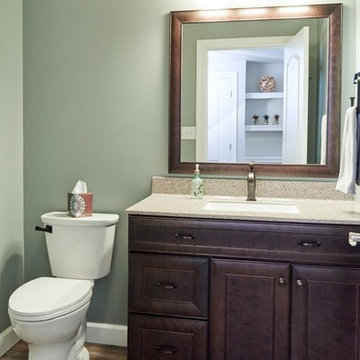 Home Remodeling in Creve Coeur, MO | Powder Room | Entertainment Basement