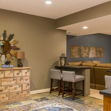 Horse Farm Inspired Basement Remodeling Project