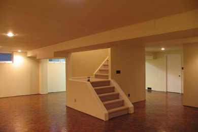 Example of a classic basement design in Toronto