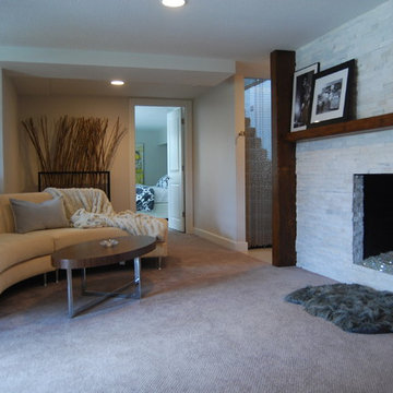 Leawood Master Bathroom & Basement