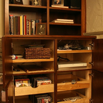 Lewis Avenue Basement - Bookcase (open)