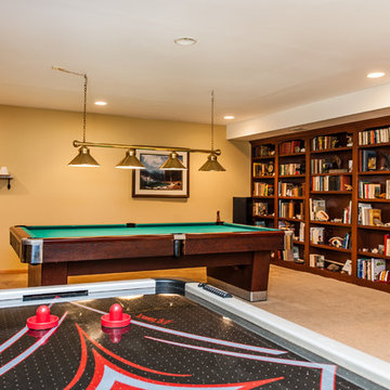 Linden, VA Pool Room Built-In Shelves