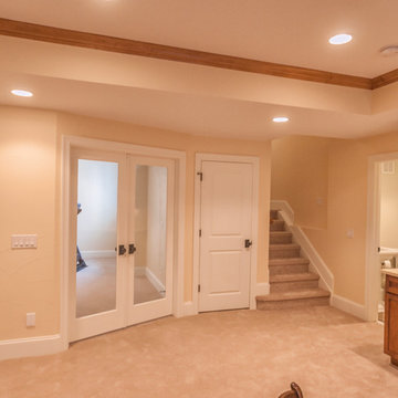 Littleton Basement Finish with high end finishes