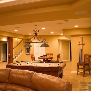 Lone Tree Walk-Out Finished Basement with Theater, Wet Bar, Pool Table