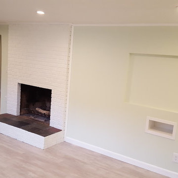 Longmeadow Living Room & Basement Remodel