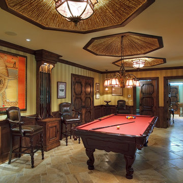 Lower Level Game Room, Pool Table, St. Charles IL