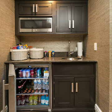 Lower Level Renovation with private hair salon