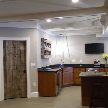 LOWER LEVEL RUSTIC KITCHEN