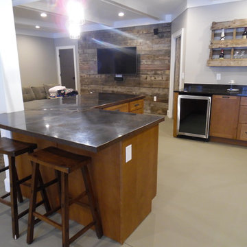 LOWER LEVEL RUSTIC KITCHEN