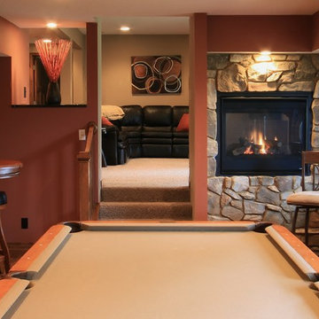 Maple Grove Basement Remodel with Game Room