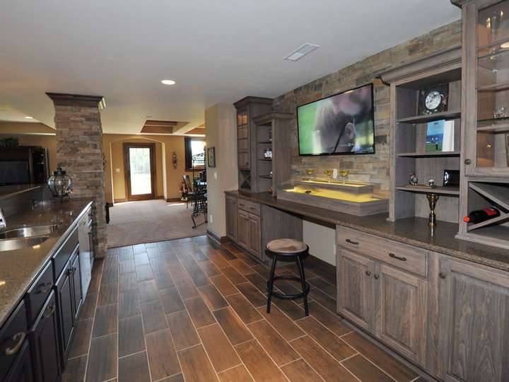 Traditional Basement - Walk Out