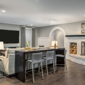 Modern Comfort - Basement Says Goodbye to Its Traditional Roots