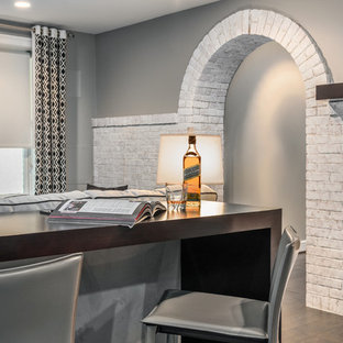 Modern Comfort - Basement Says Goodbye to Its Traditional Roots