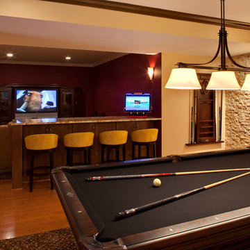 Movie Room, Bar, and Billiards Room