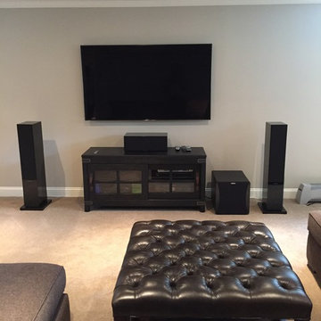 New Home Entertainment System Room