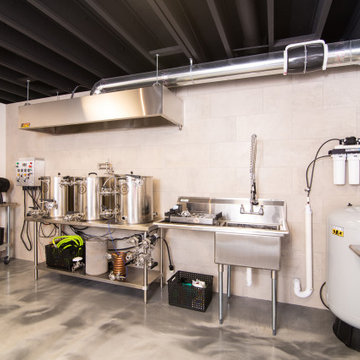 North Ann Arbor Basement Remodel: Home Brewpub
