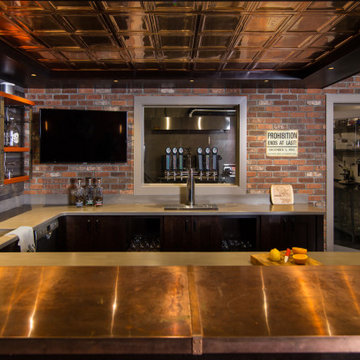 North Ann Arbor Basement Remodel: Home Brewpub