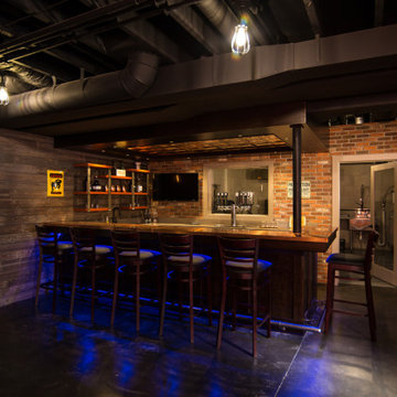 North Ann Arbor Basement Remodel: Home Brewpub