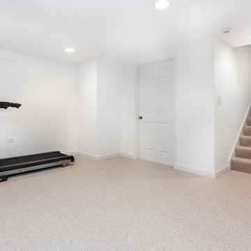 Office/Workout Basement Remodel - Glenview
