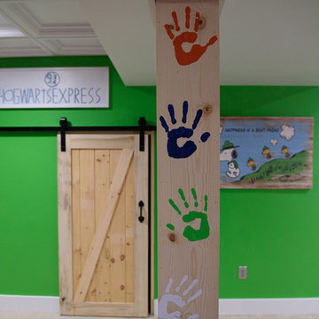 Pillars in Children's Play Room