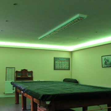 Pool Room Lighting in Lime