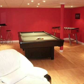 Pool tables in homes