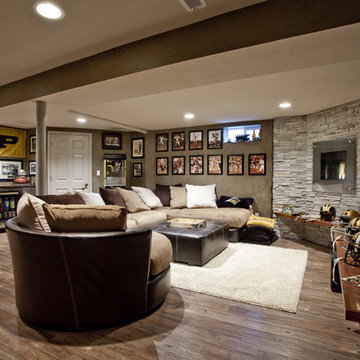 Ravinia West Lafayette Transitional Basement Remodel