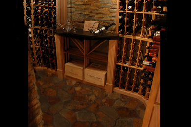 Transitional wine cellar photo in Baltimore