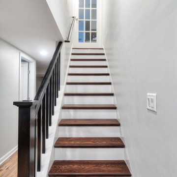 Refinished Basement Staircase