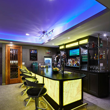 Residential Basement Remodel/ Bar and Gym