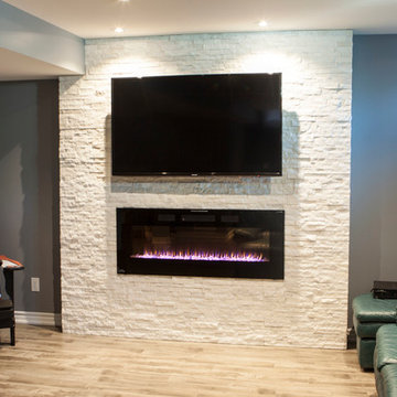 Richmond Hill Basement and bar