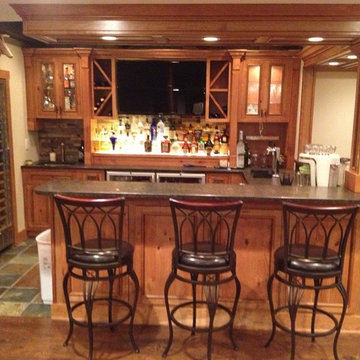 Rochester Hills Traditional Finished Basement