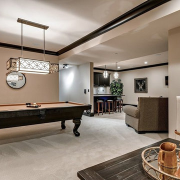 Rumson Luxury Estate Billiards Room