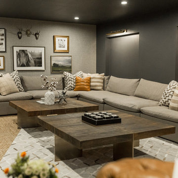Rustic Basement Remodel
