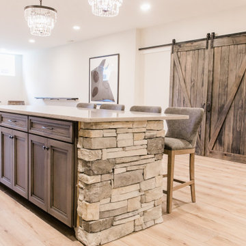 Rustic Basement Remodel