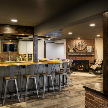 Rustic Basement Retreat