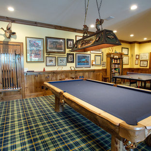 Rustic Rocky Springs Finished Basement