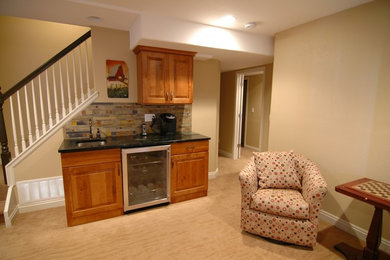 Example of a classic basement design in Denver